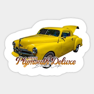 1950 Plymouth Deluxe Business Coupe Sticker